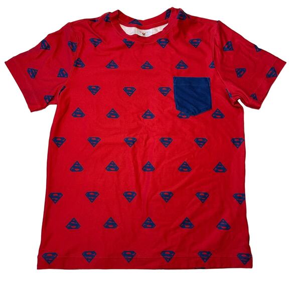Hanna Andersson Superman Graphic Top 140 - Picture 1 of 5